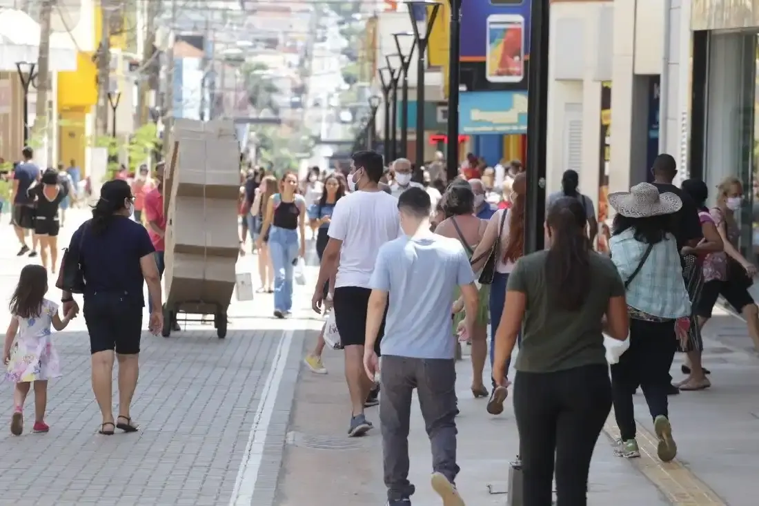Calçadão de Rio Preto (Arquivo Diário)