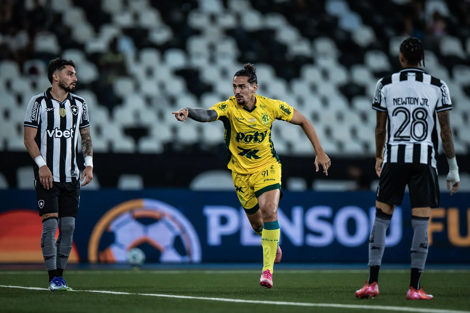 Mirassol empatou com o Botafogo no Engenhão por 3 a 3 (Pedro Zacchi/Mirassol FC)