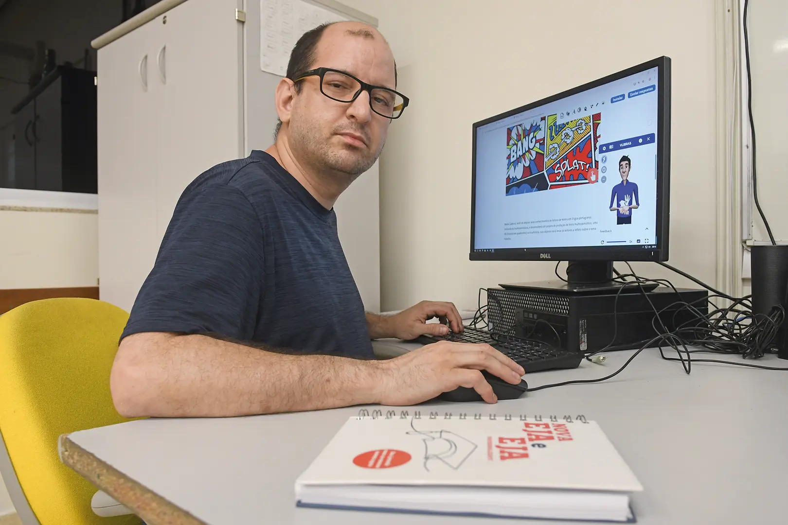 João Guilherme é aluno do EJA e está terminando o ensino médio (Thomaz Vita Neto 25/9/2025)