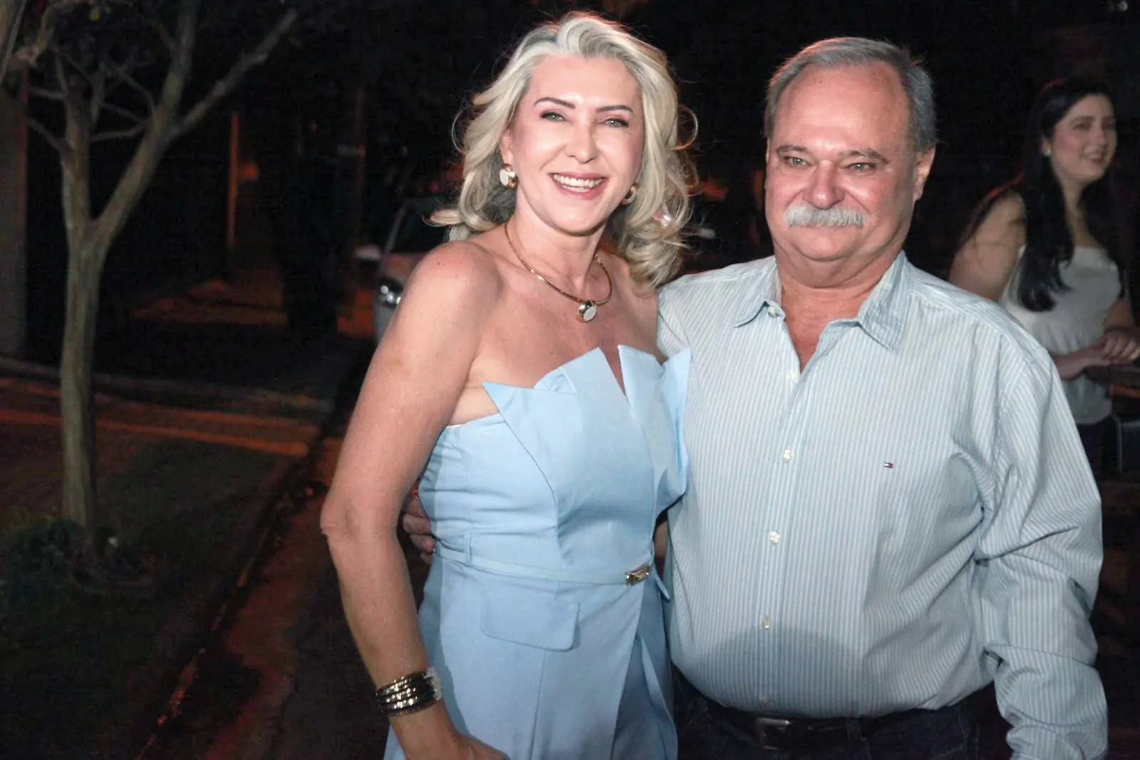 Rita Zainum Arid, que preside a Casa de Acolhimento Thales C. Zacharias, com o marido, Gilberto Arid (Arnaldo Mussi)