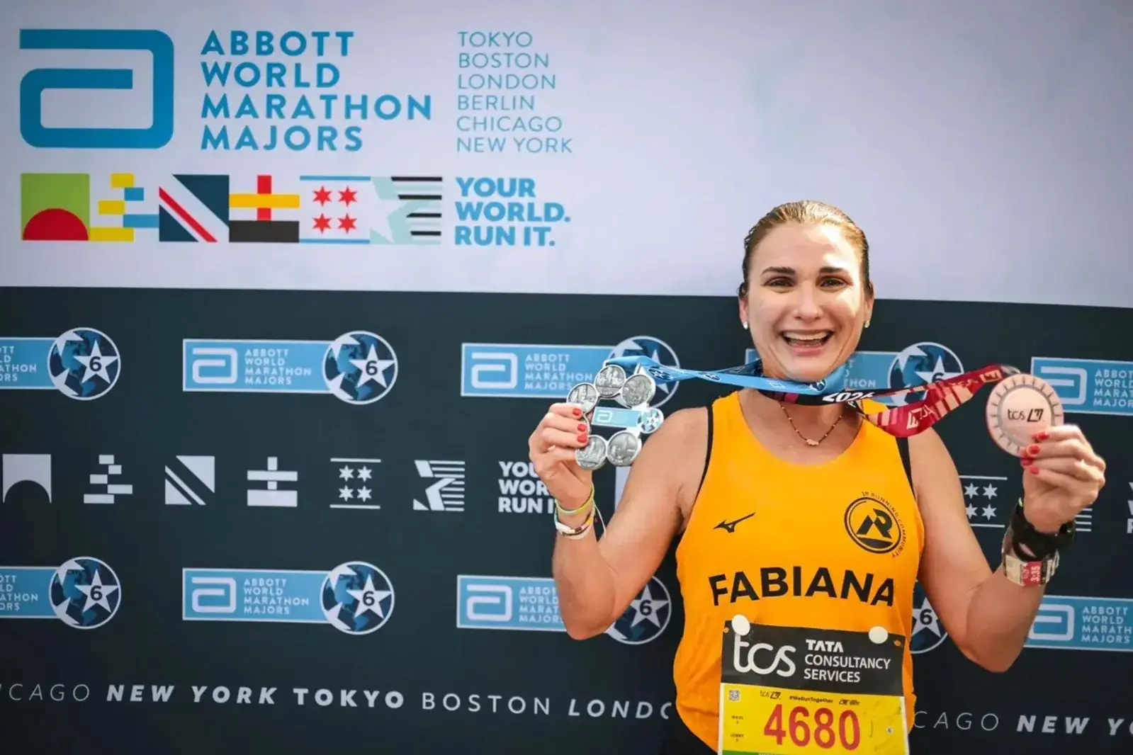 Rio-pretense faz históriana Maratona de Londres