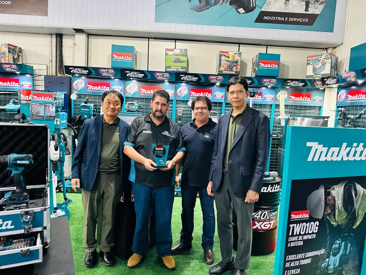 Presidente mundial da Makita visita a Comitiva Máquinas e EPIs, em São José do Rio Preto