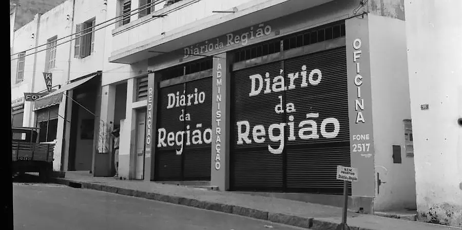 Primeira sede do Diário da Região, na Marechal Deodoro (Arquivo/Diário da Região)