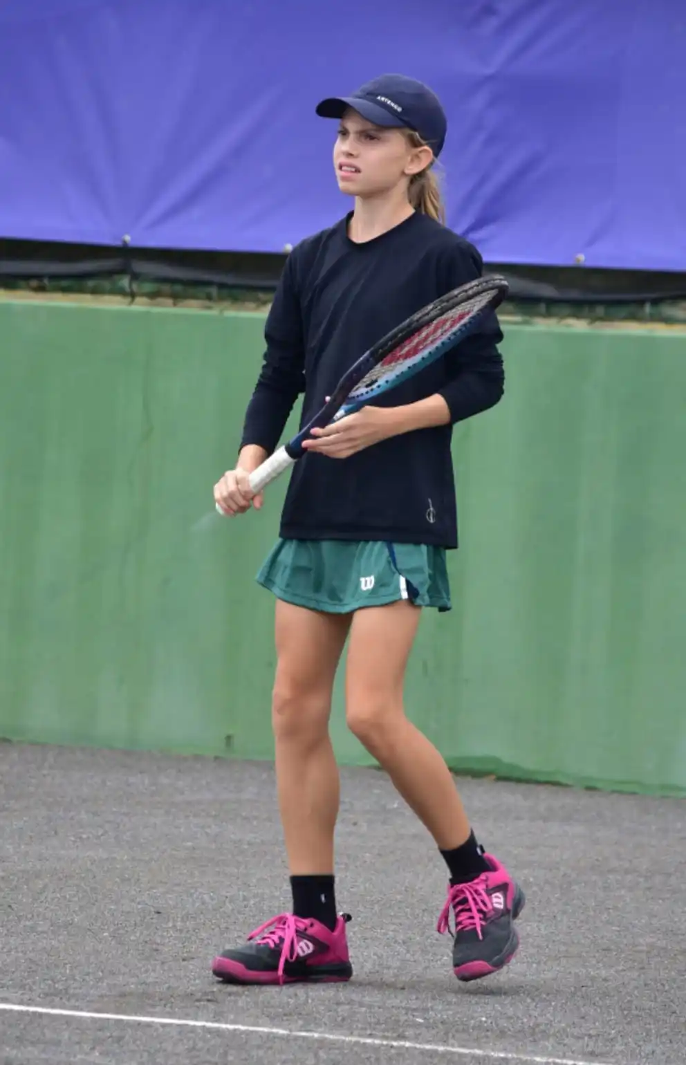 Sofia Sanson, tenista de 11 anos, que representará o Brasil no Torneio Sul-Americano de Tênis, no Chile (Colaboração/Mauro Sanson)